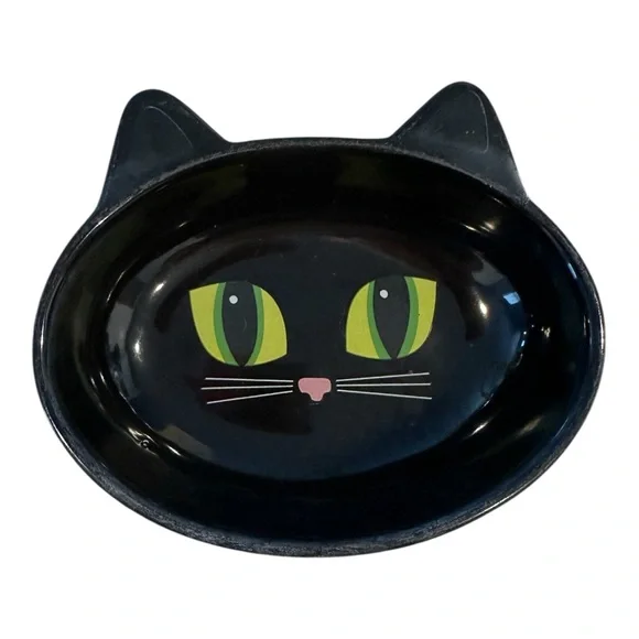 Set of Cat Food Dishes, Ceramic.  Set of 6. - Picture 2 of 7
